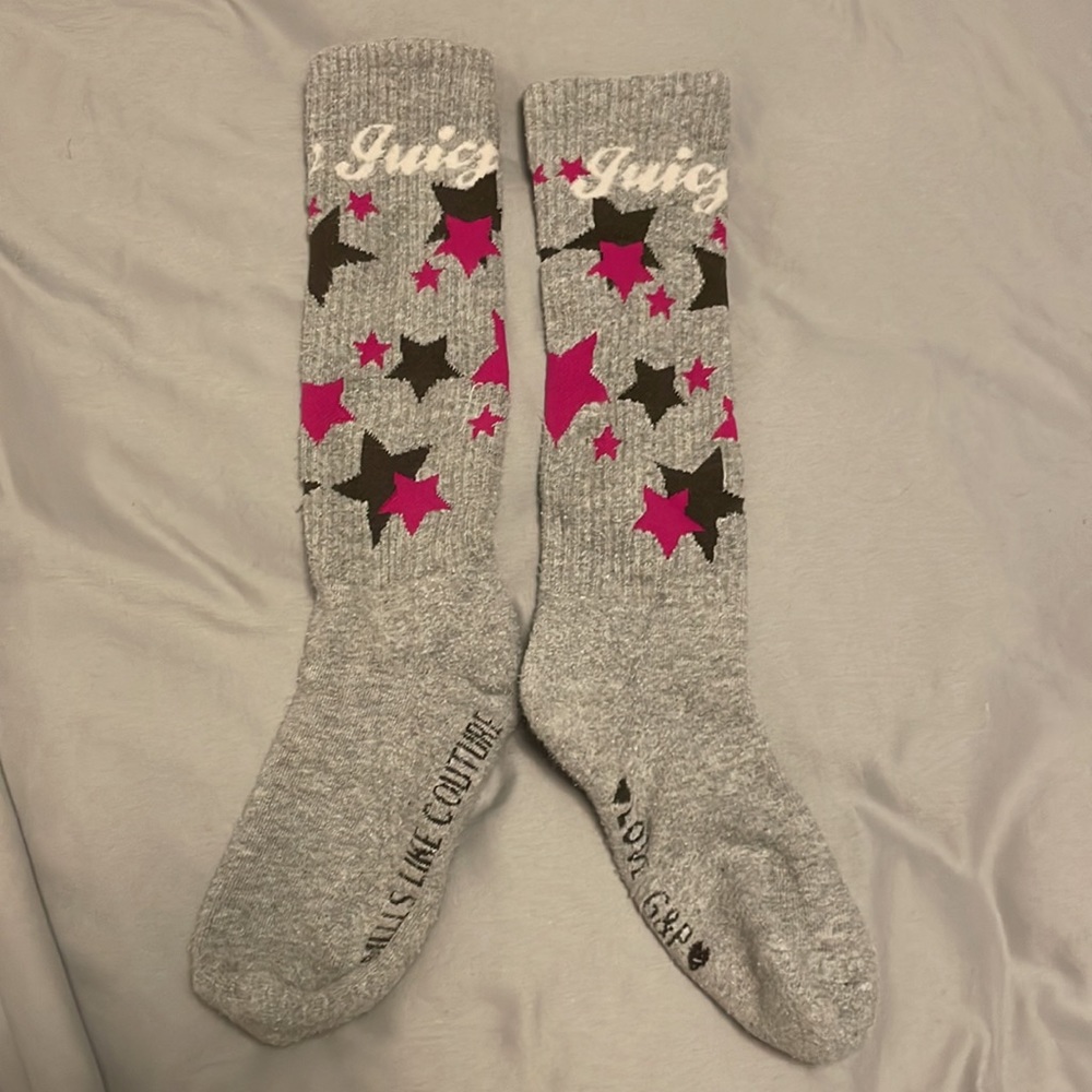 Authentic Y2k Vintage Juicy Couture thick calf socks - Picture 2 of 4